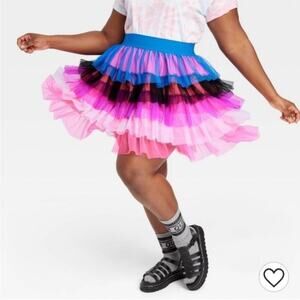 Target Pride Tiered Mesh Tull Ruffled Festival Skirt #targetpride